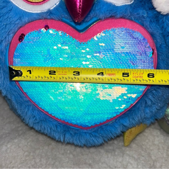 Zuru Rainbocorns big hair surprise 3 plush 13" & 5" Toucan Unicorn sequin heart - Picture 10 of 15
